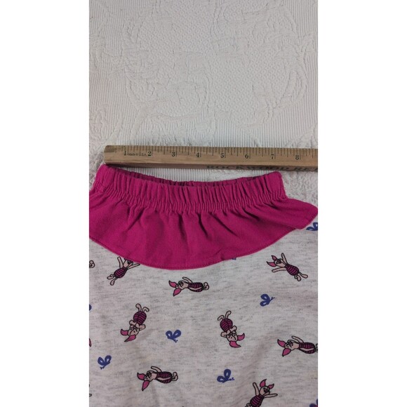 Vintage Winnie the Pooh Pink Piglet Cute Tiered Skirt Girls 3T 00s Kawaii Play - Picture 6 of 6
